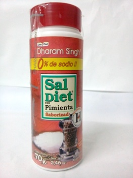 Dharam Singh SAL DIET PIMIENTA 0% SODIO 70 grs