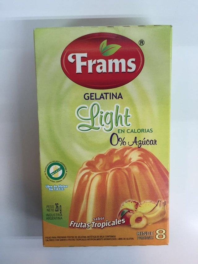 NATURAL FRAMS GELATINA FR. TROPICALES 26 GRS