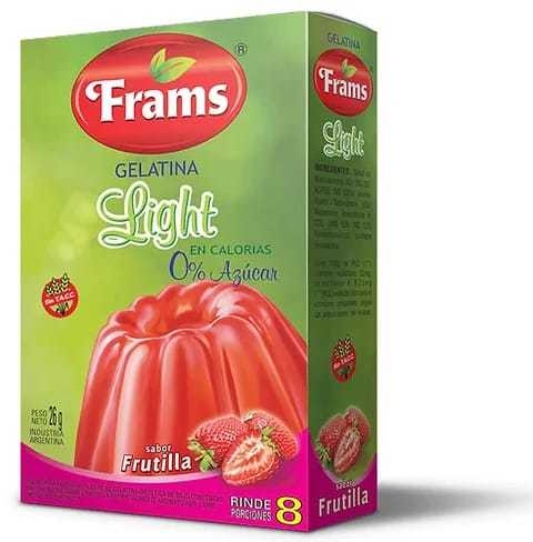 NATURAL FRAMS GELATINA FRUTILLA 26 GRS