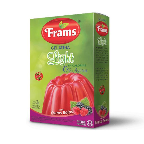 NATURAL FRAMS GELATINA FRUTOS ROJOS 26 GRS