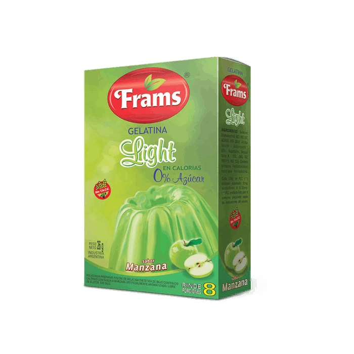 NATURAL FRAMS GELATINA MANZANA 26 GRS
