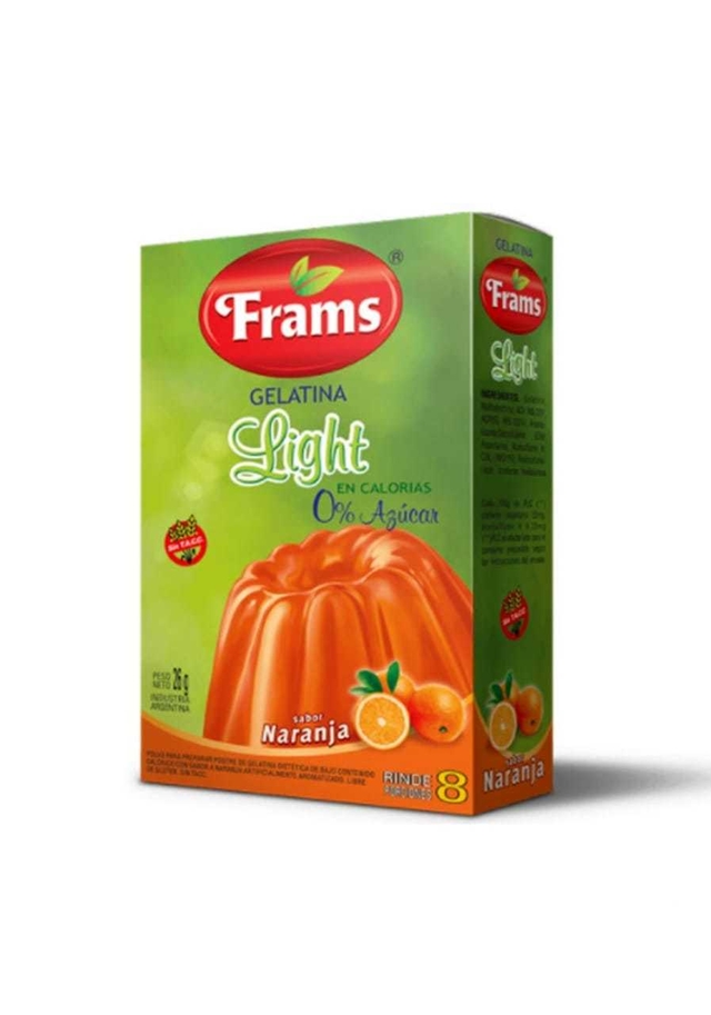 NATURAL FRAMS GELATINA NARANJA 26 GRS