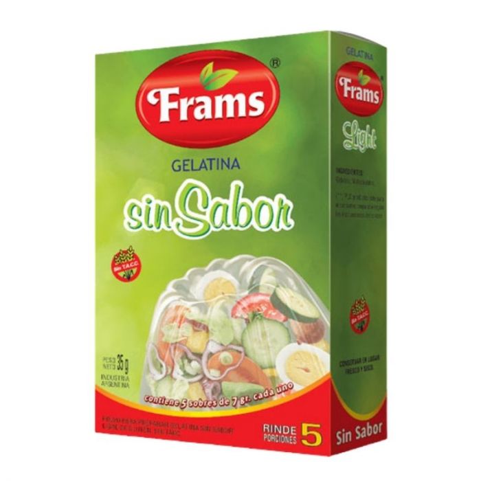 NATURAL FRAMS GELATINA SIN SABOR 26 GRS