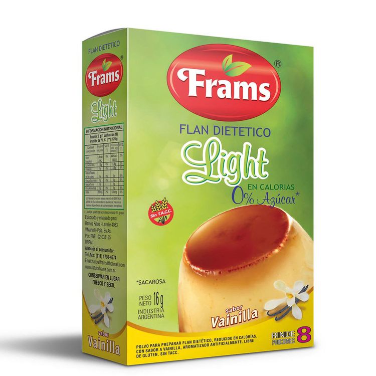 NATURAL FRAMS FLAN VAINILLA 16 GRS