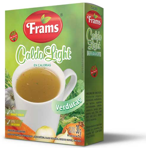 NATURAL FRAMS CALDO DE VERDURA CON SAL 30 grs