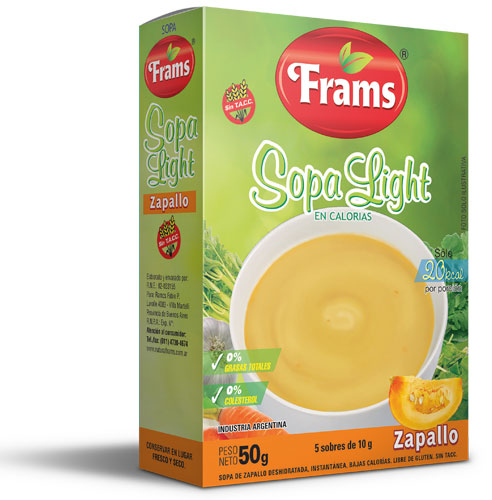 NATURAL FRAMS SOPA DE ZAPALLO 50 grs