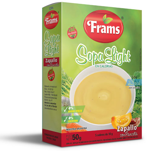 NATURAL FRAMS SOPA DE ZAPALLO CON PANCETA 50 grs