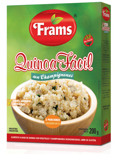 NATURAL FRAMS QUINOA FACIL CON CHAMPIGNONES 200 grs