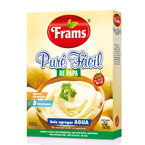 NATURAL FRAMS PURE DE PAPAS 125 GRS