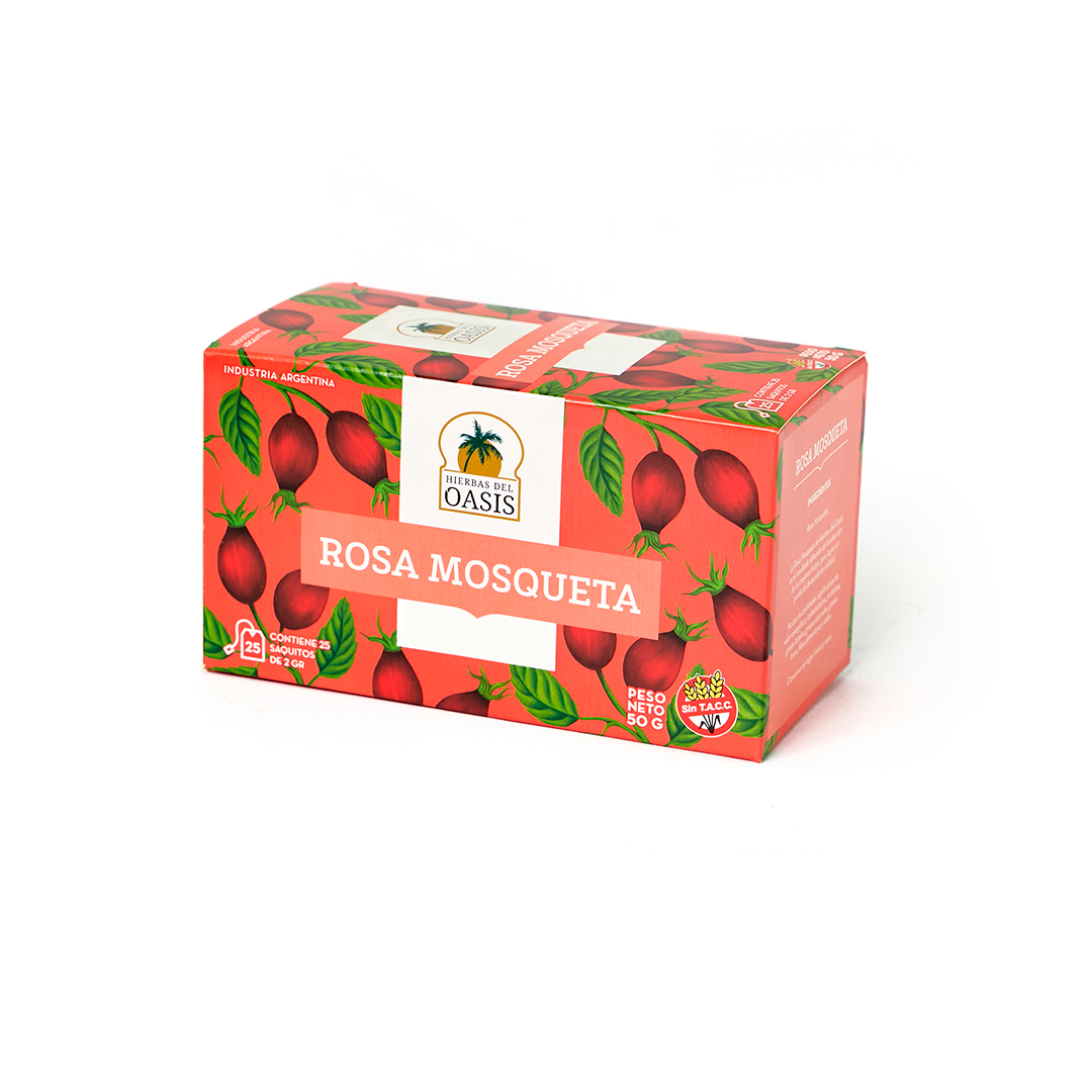 Hierbas Del Oasis TE DE ROSA MOSQUETA 25 saq.