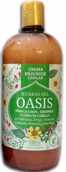 Hierbas Del Oasis ACONDICIONADOR CASPA 520 cc