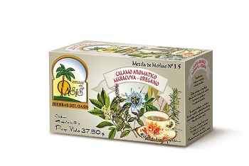 Hierbas Del Oasis MEZCLA Nº 15 ATENUA DESEO FUMAR 25 saq.