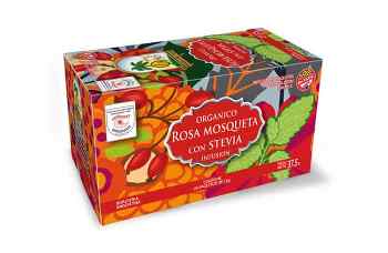 Hierbas Del Oasis TE ROSA MOSQUETA +STEVIA 25 saq
