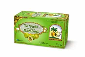 Hierbas Del Oasis TE VERDE CON MARACUYA 20 saq.