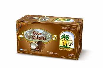 Hierbas Del Oasis TE COCO Y VAINILLA 20 saq.