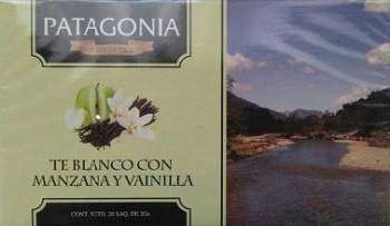 Patagonia TE BLANCO C/MANZANA Y VAINILLA 20 saq