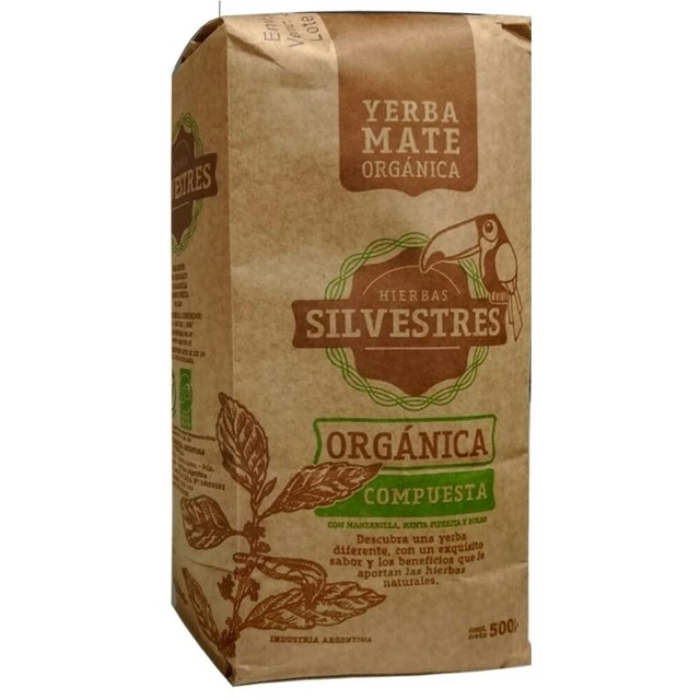 HIERBAS SILVESTRES YERBA ORG COMP 500 GRS