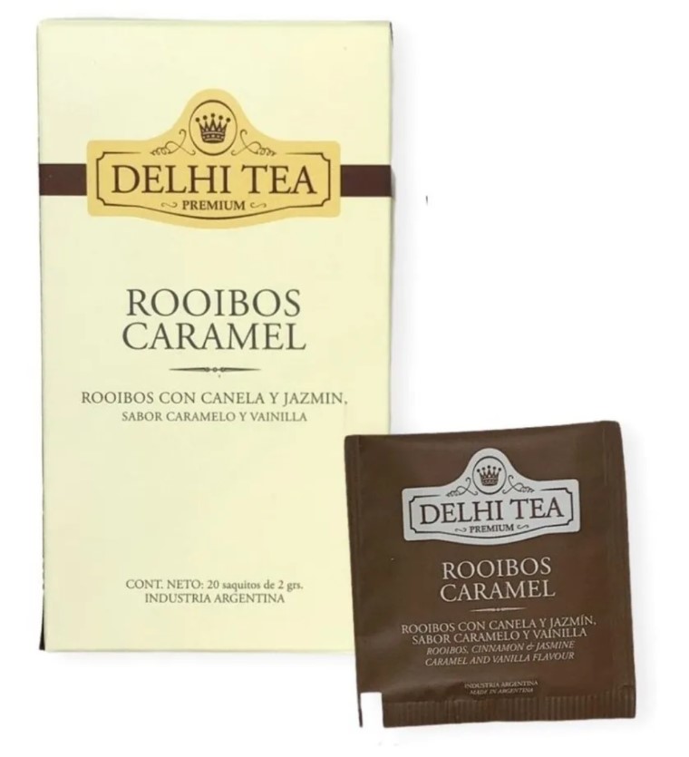 DELHI TEA ROOIBOS CARAMEL 20 SAQ