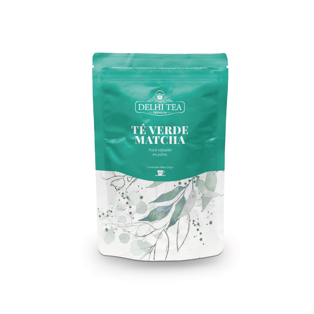 DELHI TEA TE VERDE MATCHA DOYPACK 50 GRS