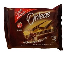 SANTA MARIA OBLEAS CHOCOLATE 90 GRS