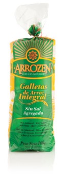 Arrozen GALLETA DE ARROZ SIN SAL REDONDA 100 grs