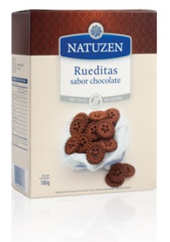 NATUZEN RUEDITAS DE CHOCOLATE 180 grs