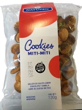 NATUZEN COOKIES MITI MITI 130 GRS
