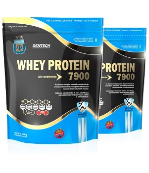 Gentech WHEY PROTEIN - FRUTILLA 1 kg