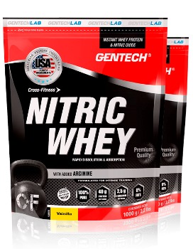 Gentech NITRIC WHEY- VAINILLA 500 grs
