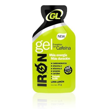 Gentech IRON GEL C/CAFEINA LIMA LIMON 6 unid