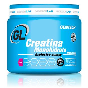 Gentech CREATINA MASTICABLE - FRUTILLA 150 tabs