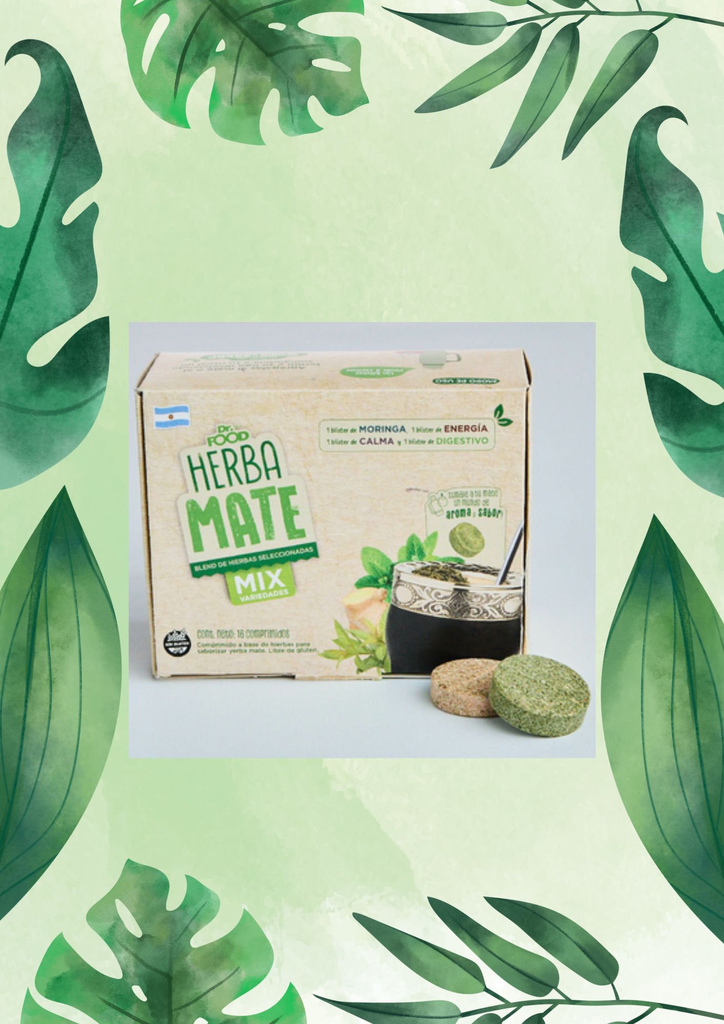 DR FOOD HERBA MATE MIX 16 COMP
