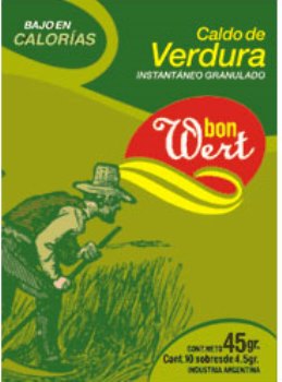 Bon Wert CALDO DE VERDURA 10 sobres