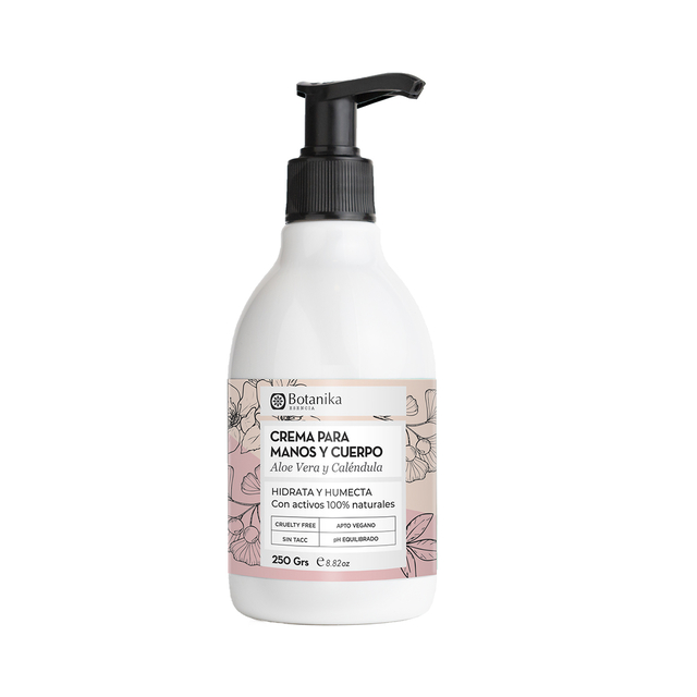 BOTANIKA CREMA PARA MANOS Y CUERPO 250 GRS