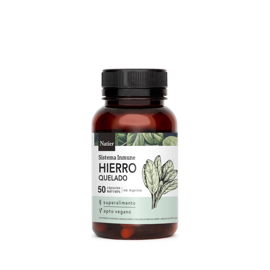 NATIER HIERRO QUELADO 50 CAP