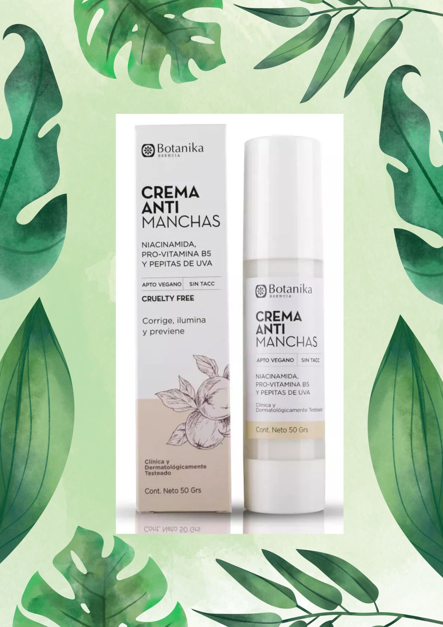 BOTANIKA CREMA ANTI MANCHAS 50 GRS