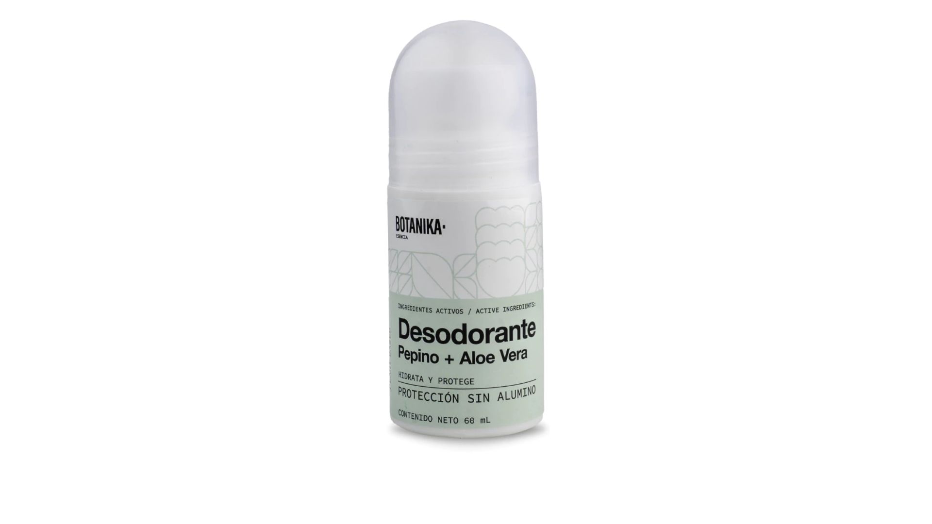 BOTANIKA DESODORANTE ROLLON PEPINO + ALOE 60 ML