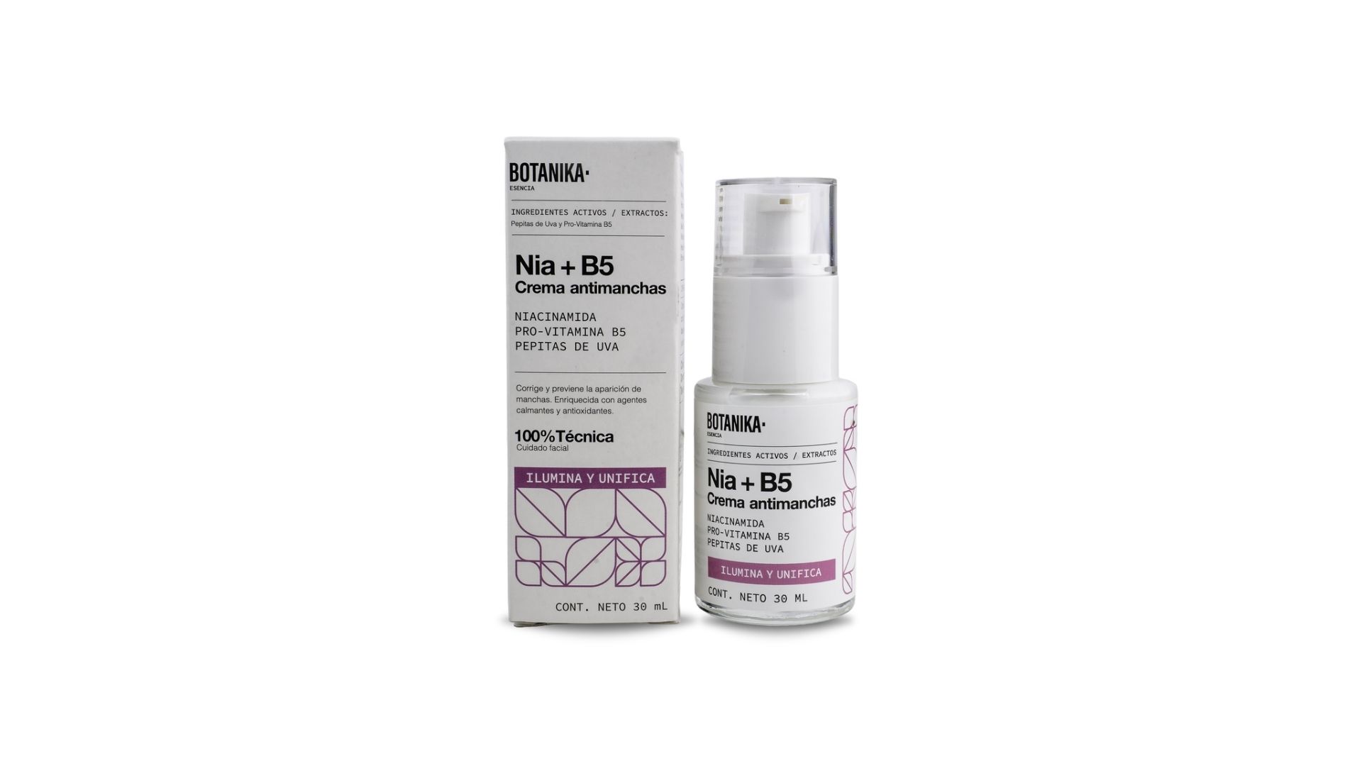 BOTANIKA CREMA ANTIMANCHAS NIA + B5 30 ML