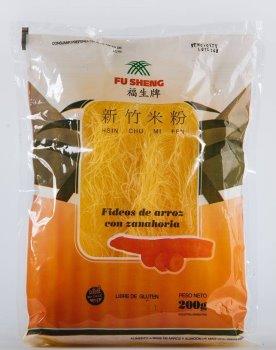Fu Sheng FIDEOS ARROZ ZANAHORIA FINOS 200 grs