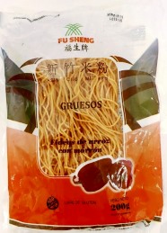 FU SHENG FIDEOS ARROZ MORRON GRUESO 200 GRS