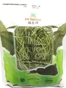 FU SHENG FIDEOS ARROZ ESPINACA GRUESO 200 GRS