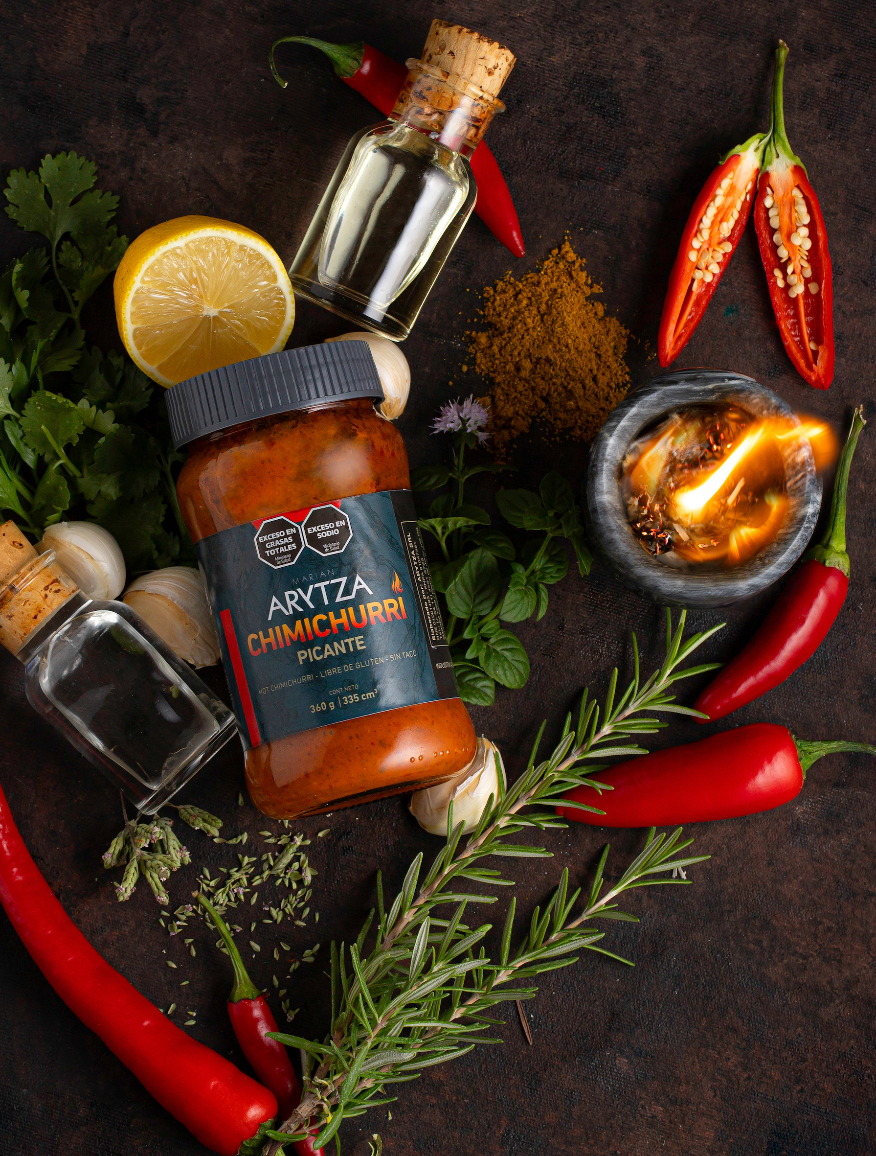 ARYTZA CHIMICHURRI PICANTE 360 GRS