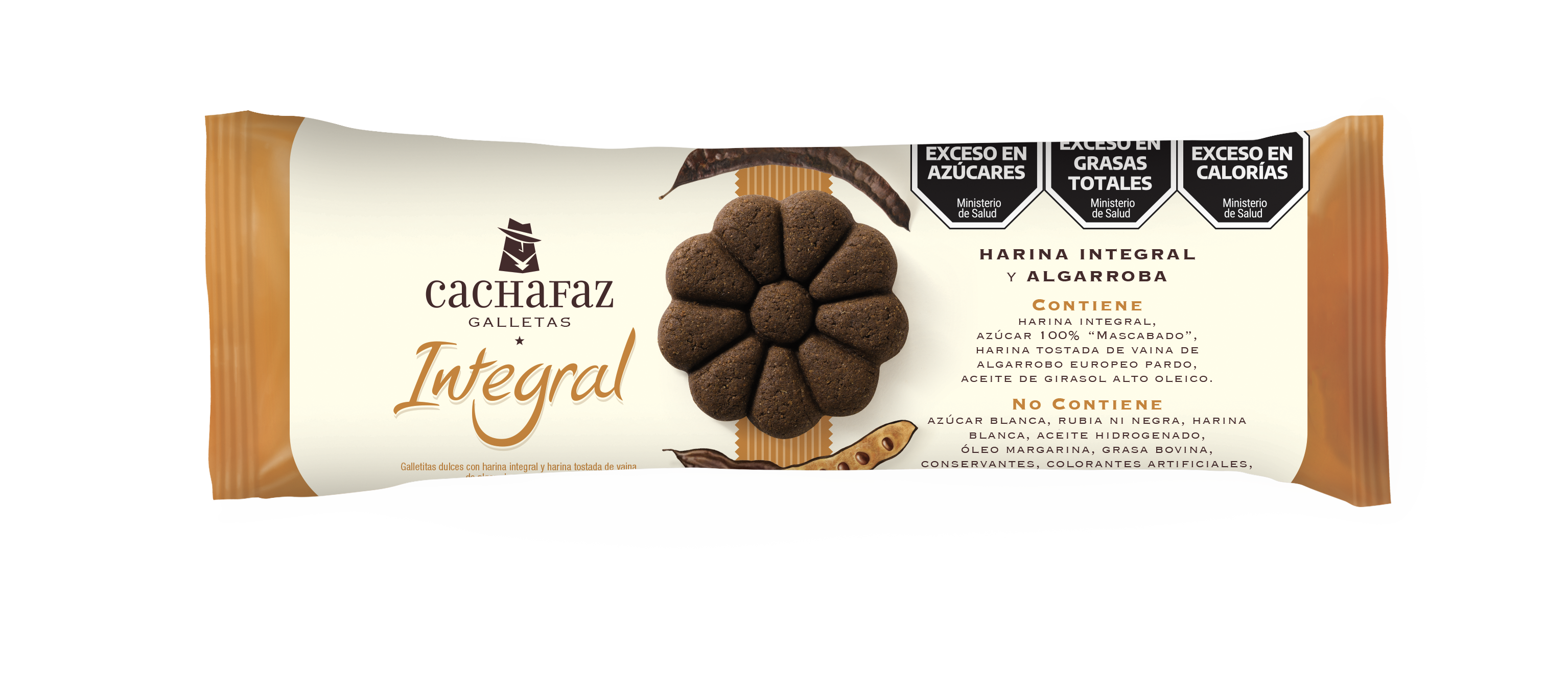 Cachafaz GALLETAS CON ALGARROBA 225 grs