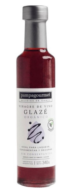 PAMPAGOURMET VINAGRE DE VINO MALBEC GLAZE ORG 340 CC