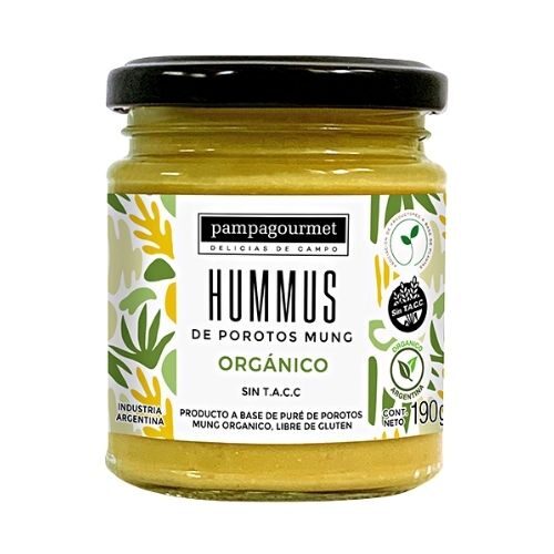 PAMPAGOURMET HUMMUS POROTO MUNG 190 GRS