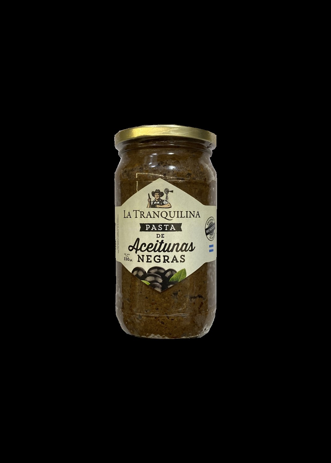 LA TRANQUILINA PASTA ACEITUNAS NEGRAS 220 GRS