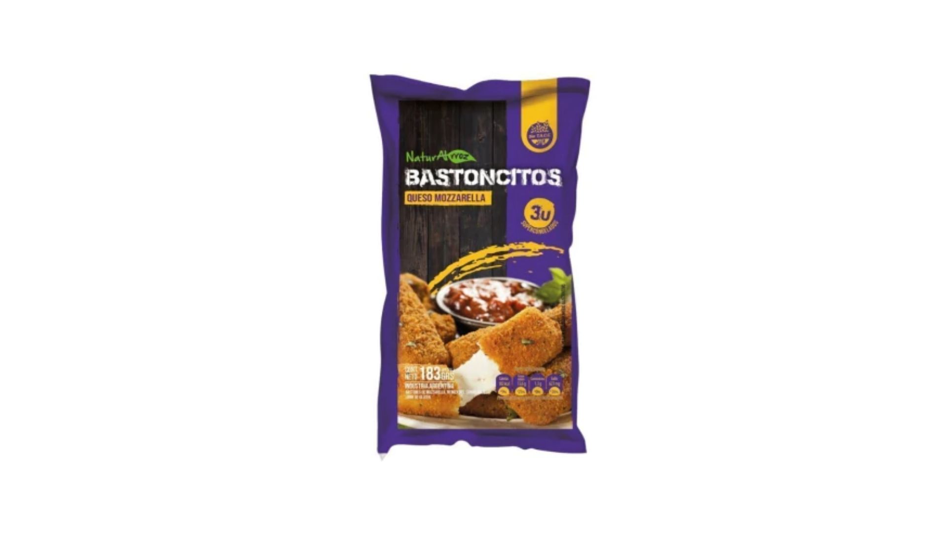 NATURALRROZ BASTONES DE MOZZARELLA