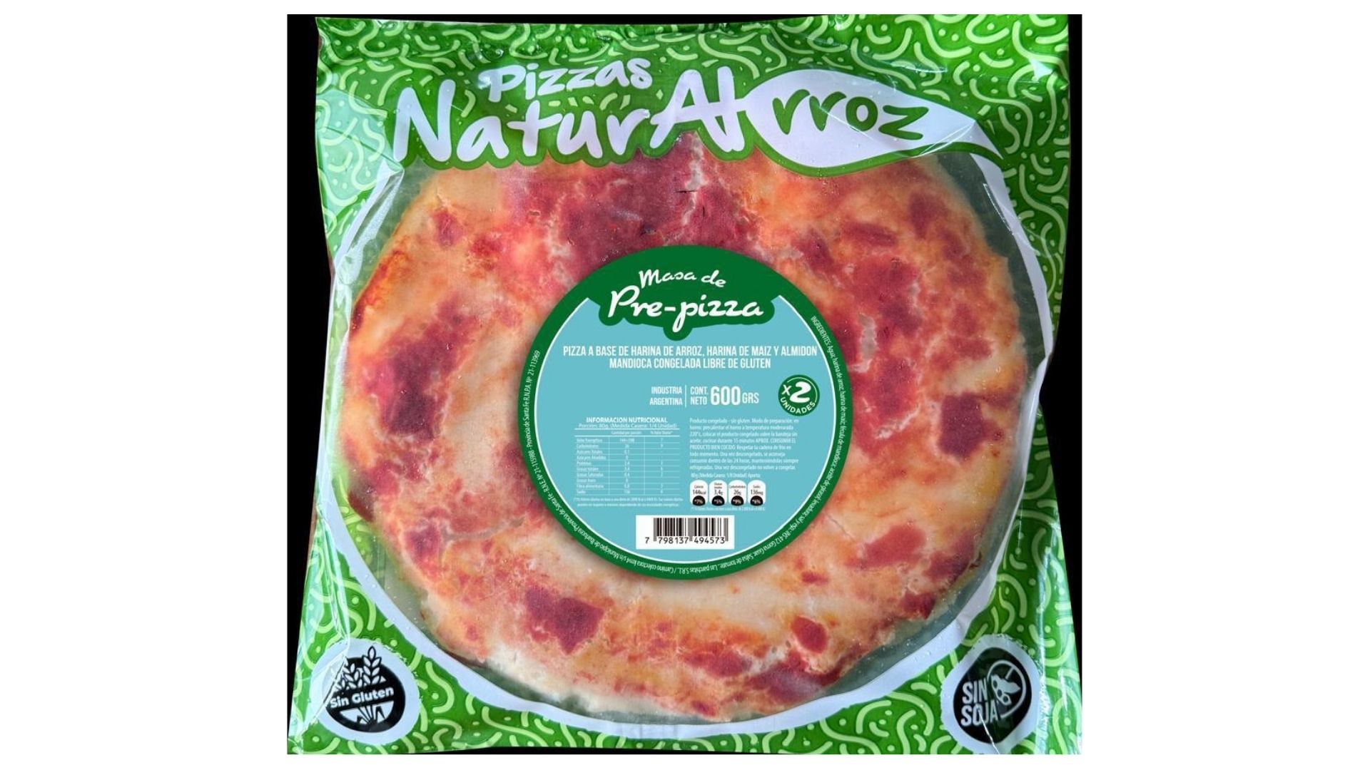 NATURALRROZ PRE PIZZA CLASICA 2 UNID