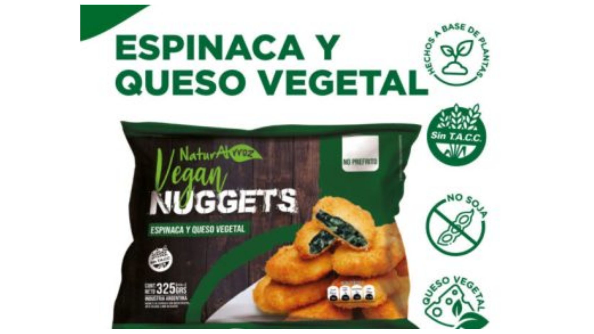 NATURALRROZ NUGGETS ESPINACA 15 UNID