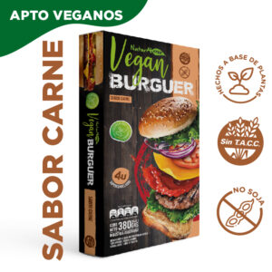 NATURALRROZ VEGAN BURGER CARNE 2 UNID